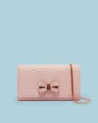 Ted Baker Bow Detail Leather Wallet With Chain
