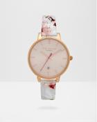 Ted Baker Oriental Blossom Leather Watch