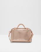 Ted Baker Pop Handle Leather Mini Tote Bag