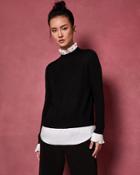 Ted Baker Pleated Neck Collar Jumper