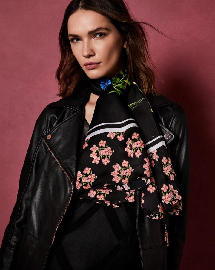 Ted Baker Florence Silk Cape Scarf