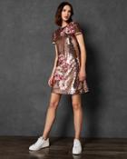 Ted Baker Embroidered Sequin Shift Dress