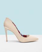 Ted Baker Metal Detail Leather Court Shoes