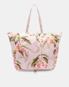 Ted Baker Blossom Foldaway Shopper Bag Light Pink