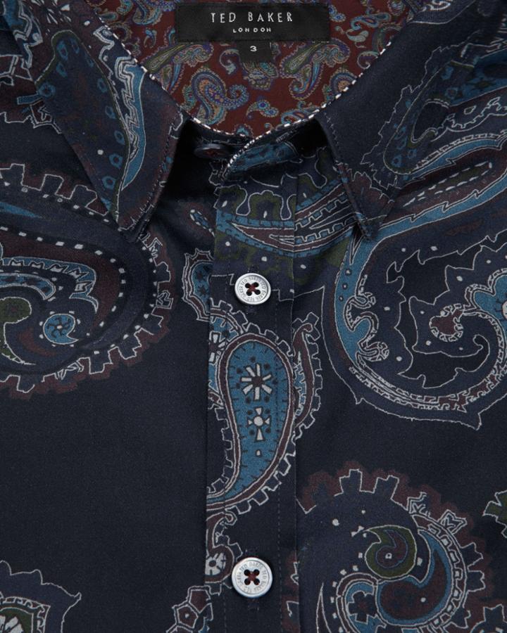 Ted Baker Paisley Print Poplin Shirt