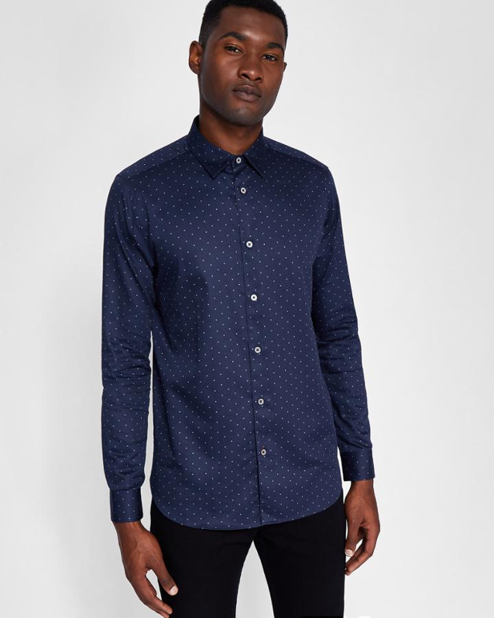 Ted Baker Star Print Cotton Shirt