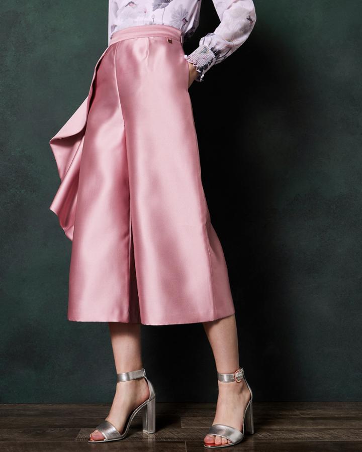 Ted Baker Wide Leg Ruffle Trousers