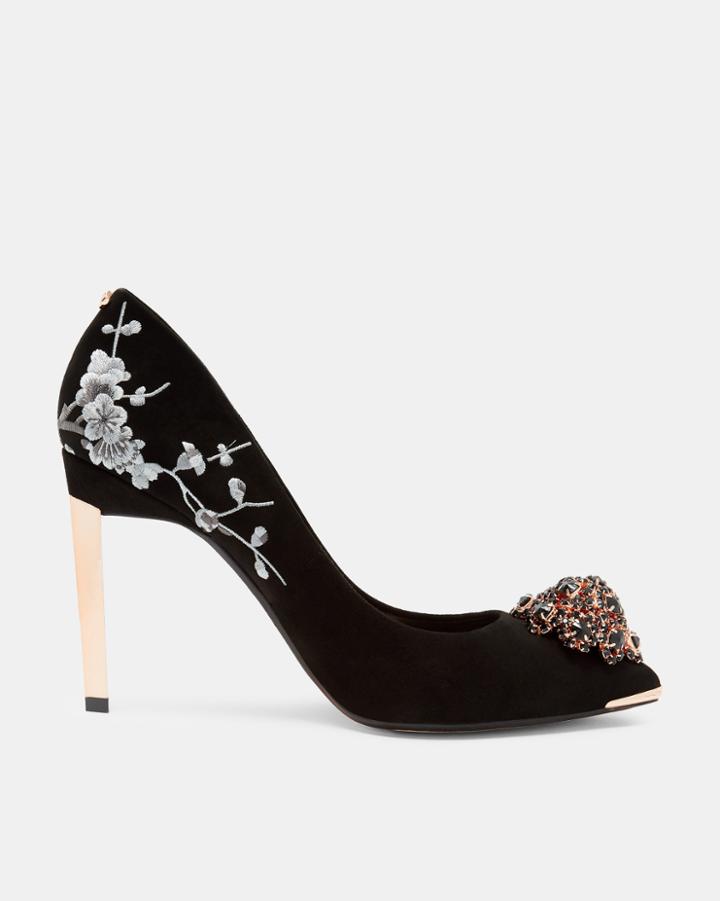 Ted Baker Brooch Embroidered Courts