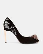 Ted Baker Brooch Embroidered Courts