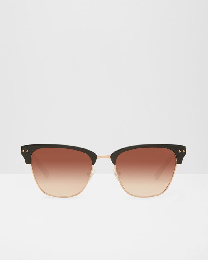 Ted Baker Square Sunglasses Ivory