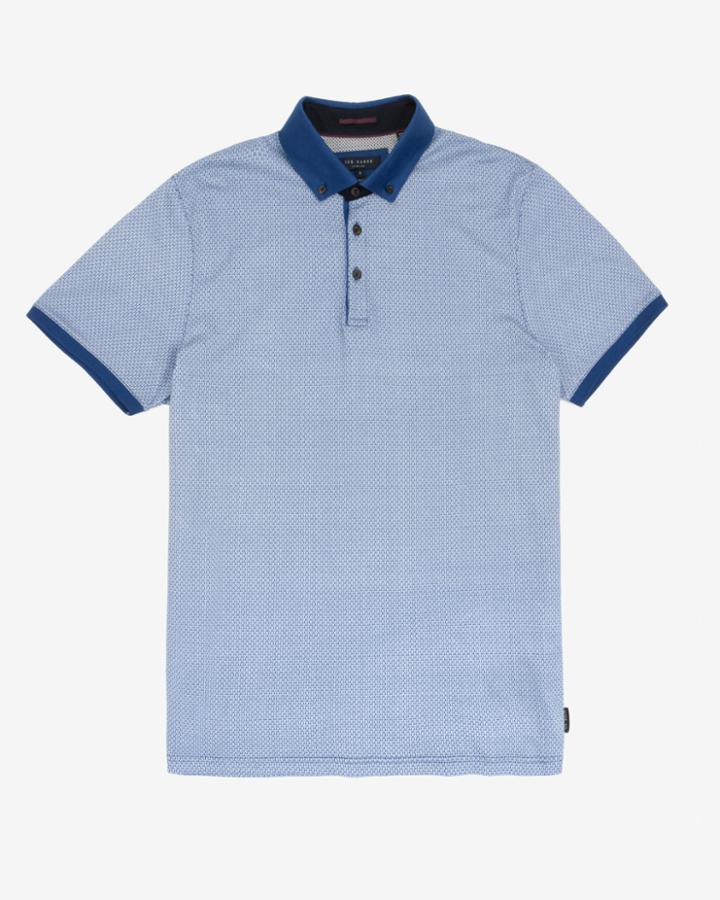 Ted Baker Geo Print Polo Shirt
