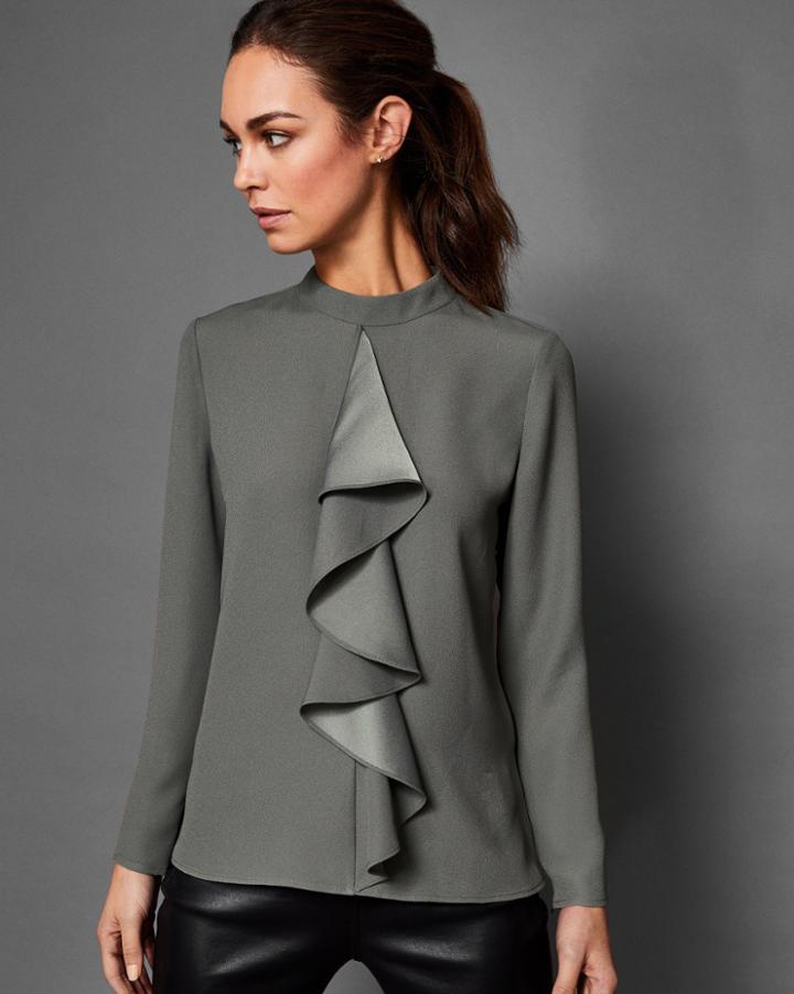 Ted Baker Ruffle Front Blouse