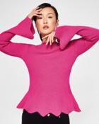 Ted Baker Wool-blend Peplum Sweater