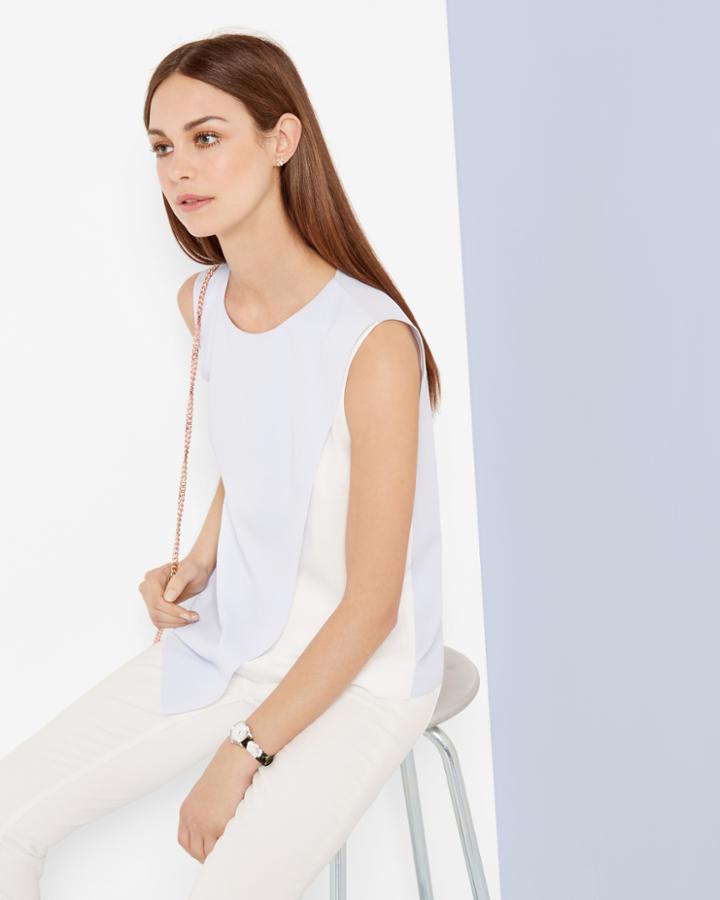 Ted Baker Layered Colour Block Top