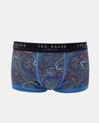 Ted Baker Cotton Paisley Print Boxer Shorts