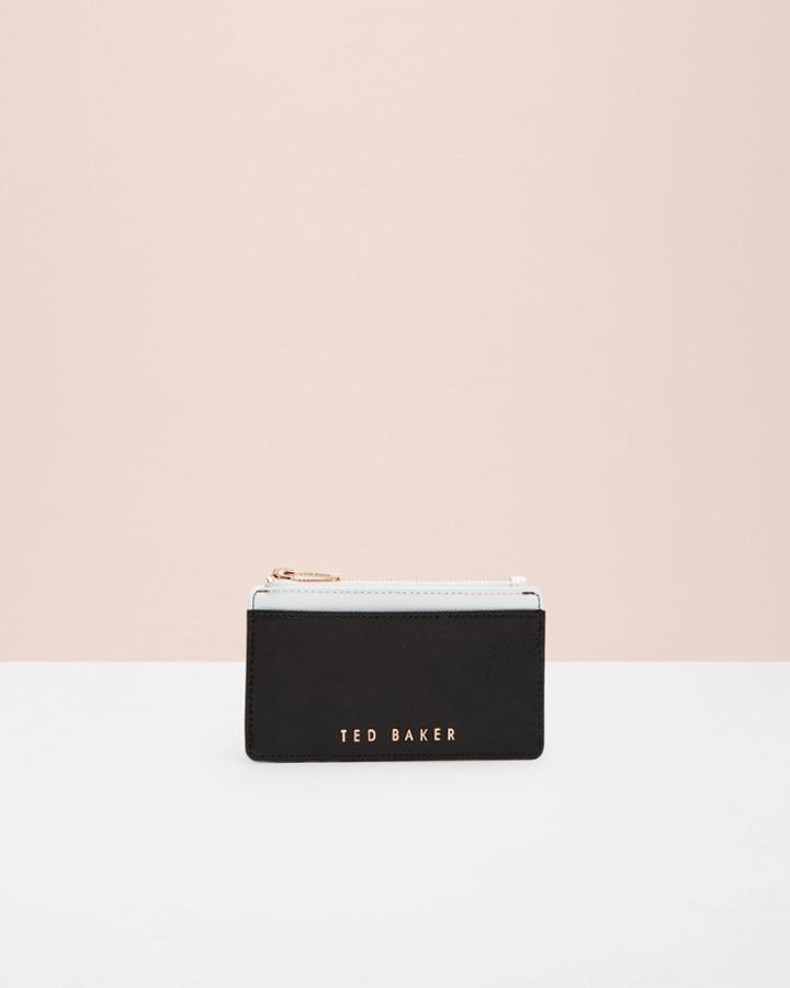 Ted Baker Colour Block Leather Coin Purse