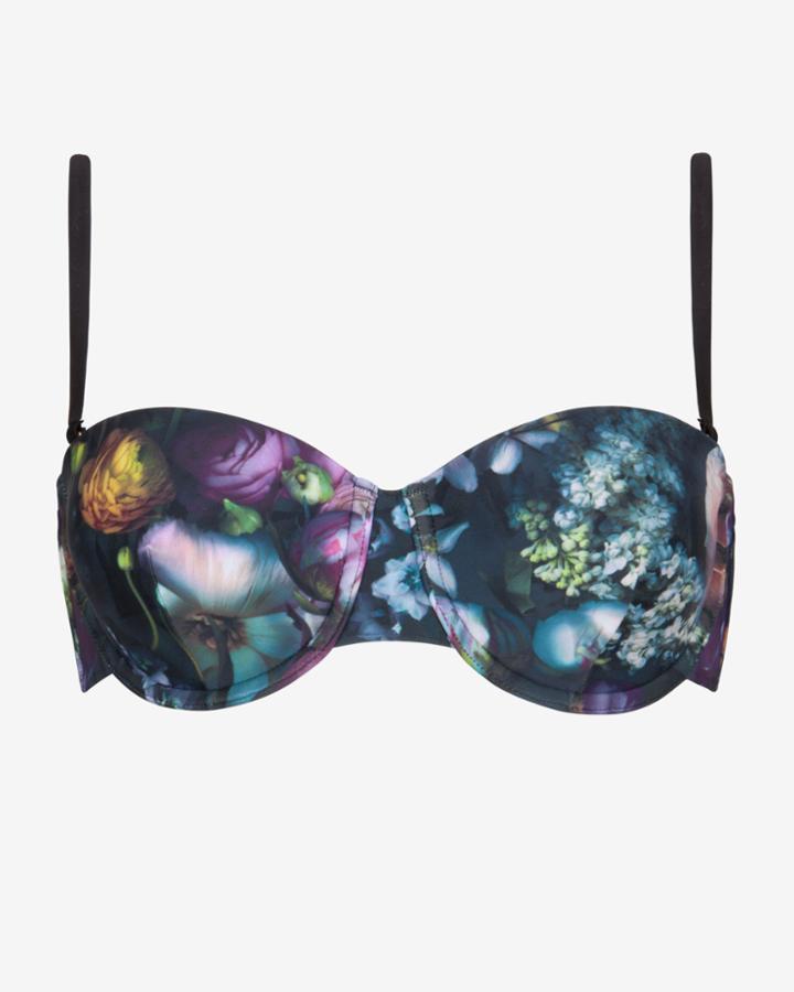 Ted Baker Shadow Floral Bikini Top Mid
