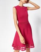 Ted Baker Cut-work Knitted Skater Dress