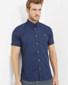 Ted Baker Checked Textured Cotton Shirt