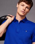 Ted Baker Textured Cotton Polo Shirt