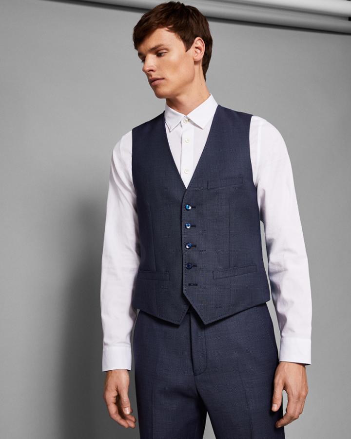 Ted Baker Debonair Birdseye Vest