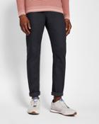Ted Baker Printed Hem Tapered Fit Jeans