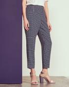 Ted Baker Pencil Print Crossover Pants