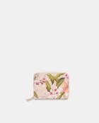 Ted Baker Blossom Small Zip Wallet Light Pink