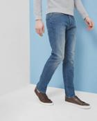 Ted Baker Tapered Fit Jeans Light Wash