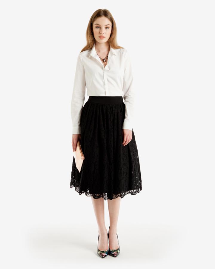 Ted Baker Lace Ballerina Midi Skirt