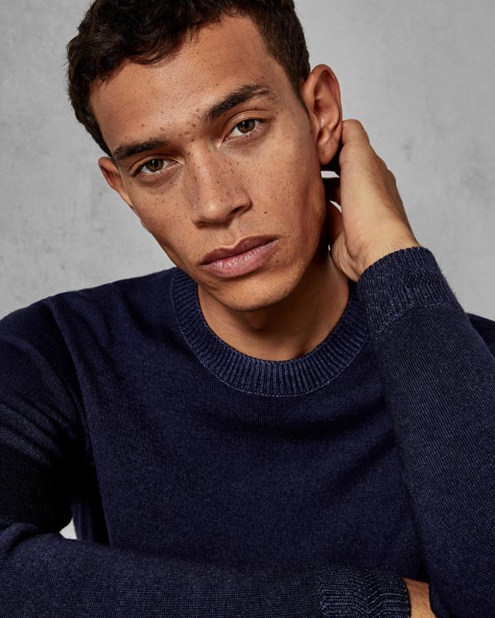 Ted Baker Garment-dyed Wool Jumper