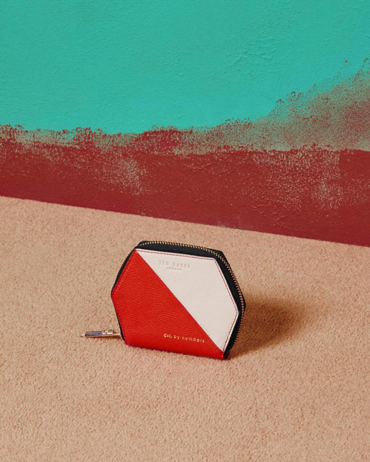 Ted Baker Colour-block Leather Wallet