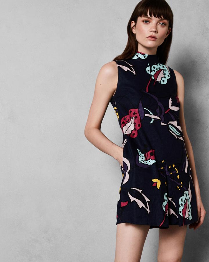 Ted Baker Jungle Print Cotton Playsuit