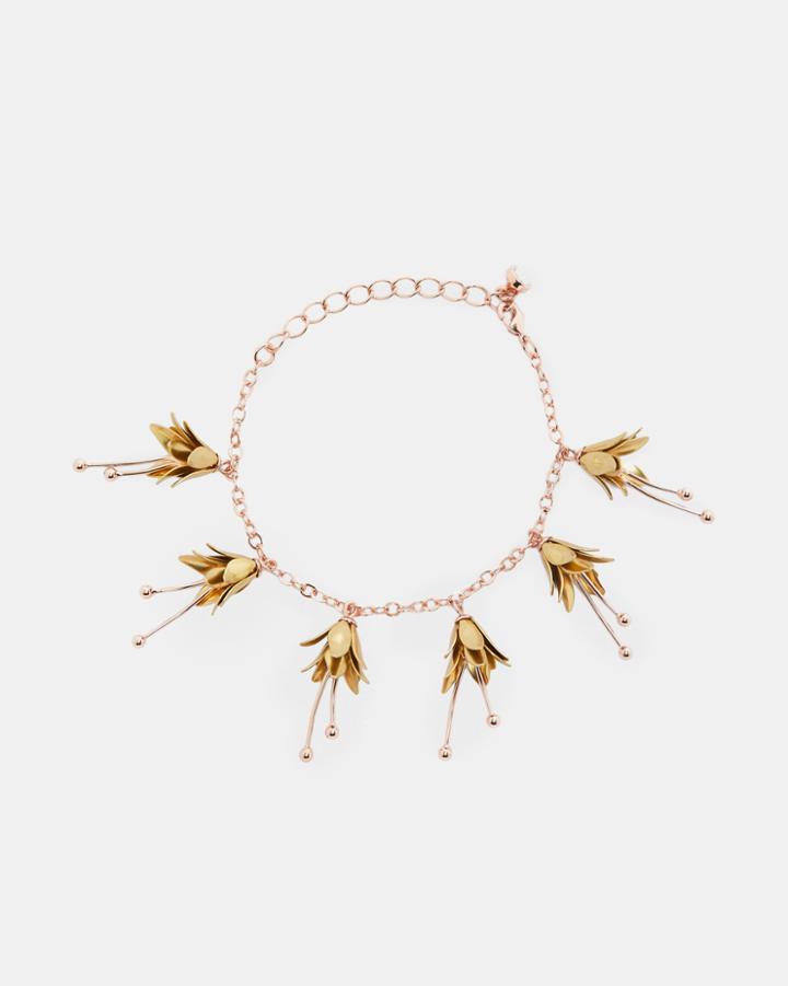 Ted Baker Mini Flower Bracelet Bronze