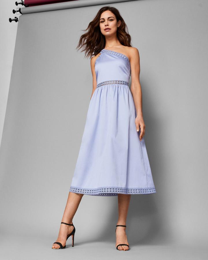 Ted Baker Asymmetric Cotton Dress