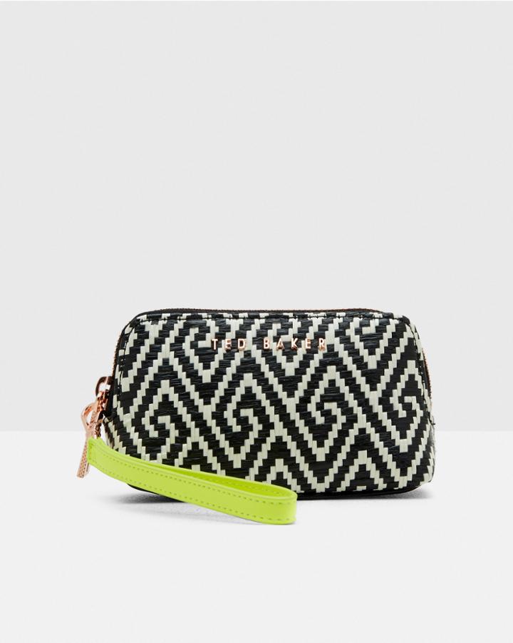 Ted Baker Woven Geo Mini Make Up Bag