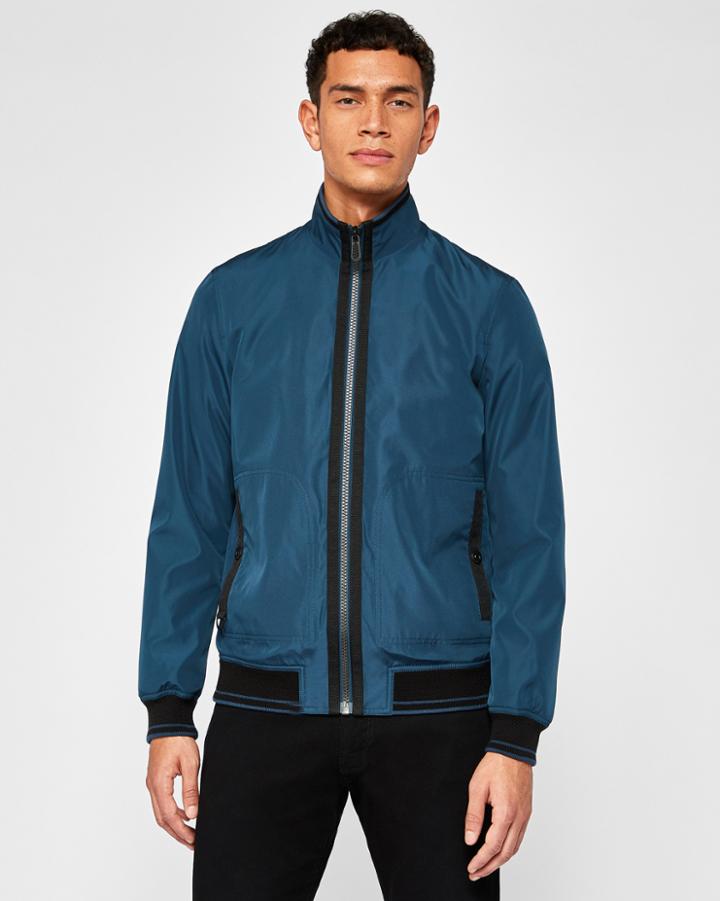 Ted Baker Grosgrain Trim Bomber Jacket
