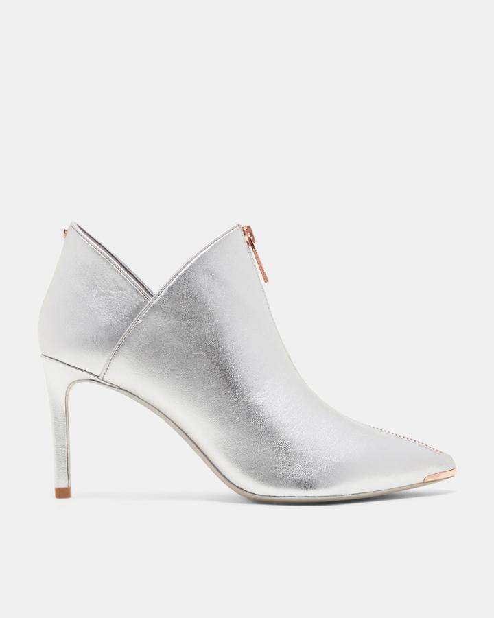 Ted Baker Zip Up Suede Ankle Boots