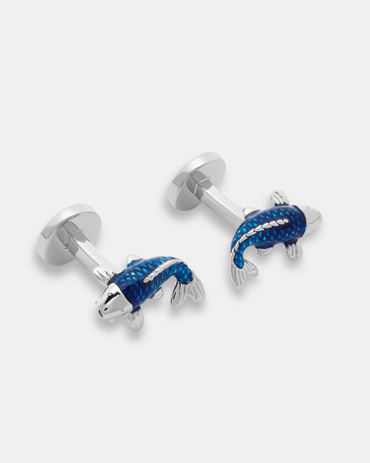Ted Baker Enamel Fish Cufflinks