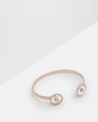 Ted Baker Enamel Double Button Bangle Clear