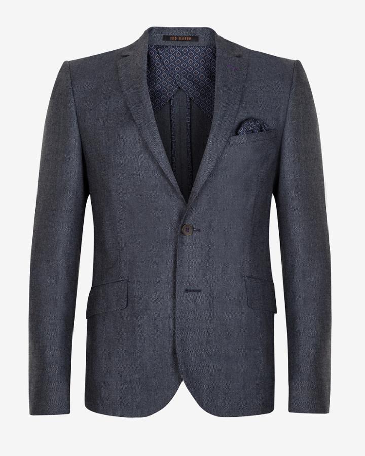 Ted Baker Deconstructed Birdseye Suit Jacket