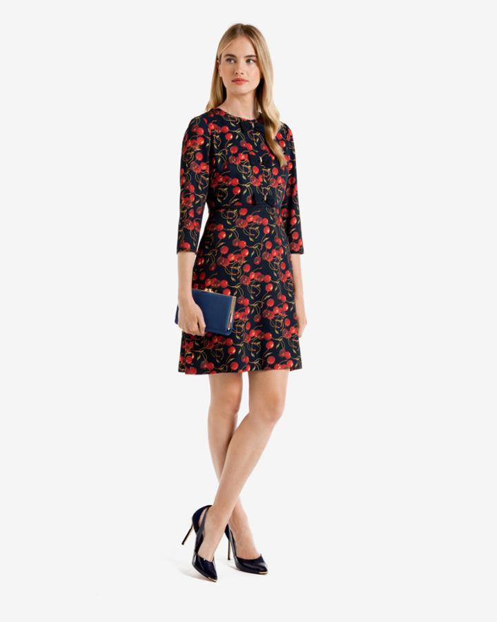 Ted Baker Cheerful Cherry Bow Dress
