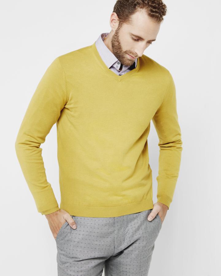 Ted Baker Silk-blend V-neck Jumper