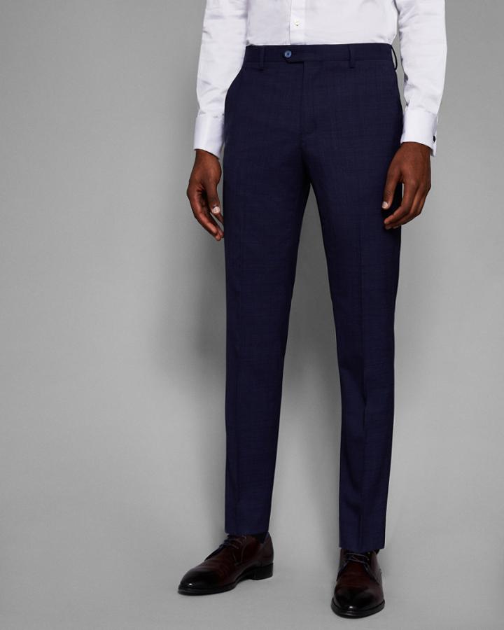 Ted Baker Slim Fit Check Pants
