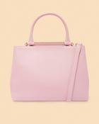 Ted Baker Pearl Handle Large Leather Tote Bag