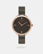 Ted Baker Contrast Mesh Strap Watch
