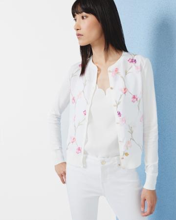 Ted Baker Sketchbook Floral Cardigan