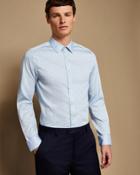 Ted Baker Phormal Tonal Print Cotton Shirt Pale