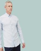 Ted Baker Cotton And Linen-blend Shirt
