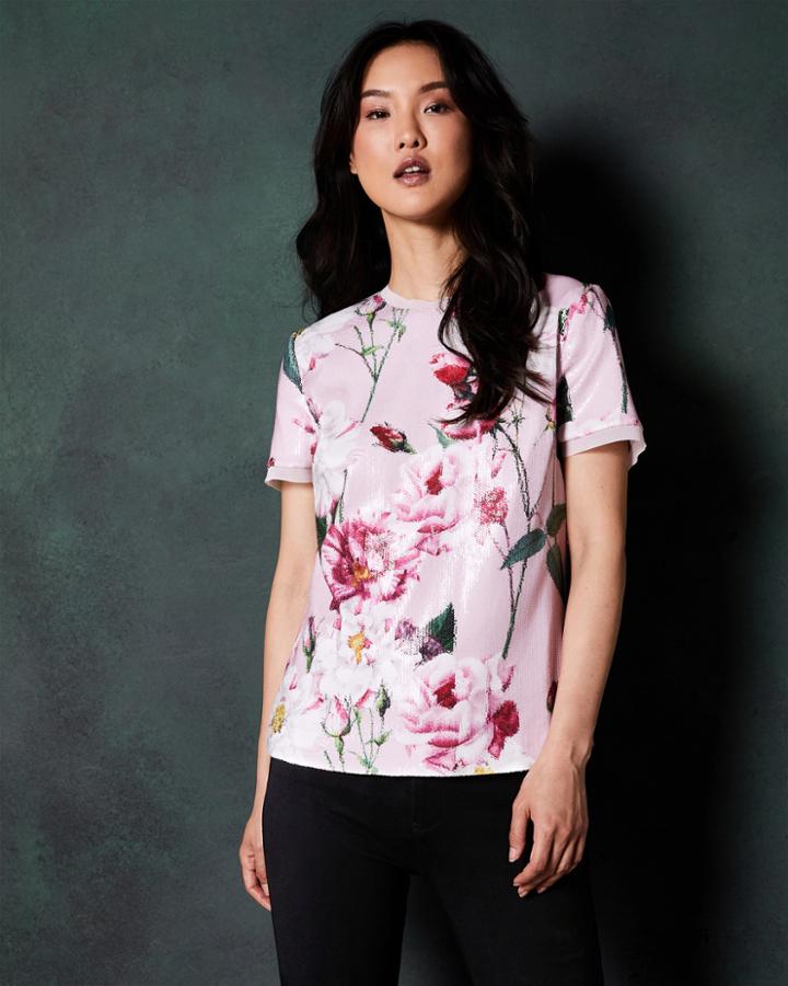 Ted Baker Iguazu Sequin Top